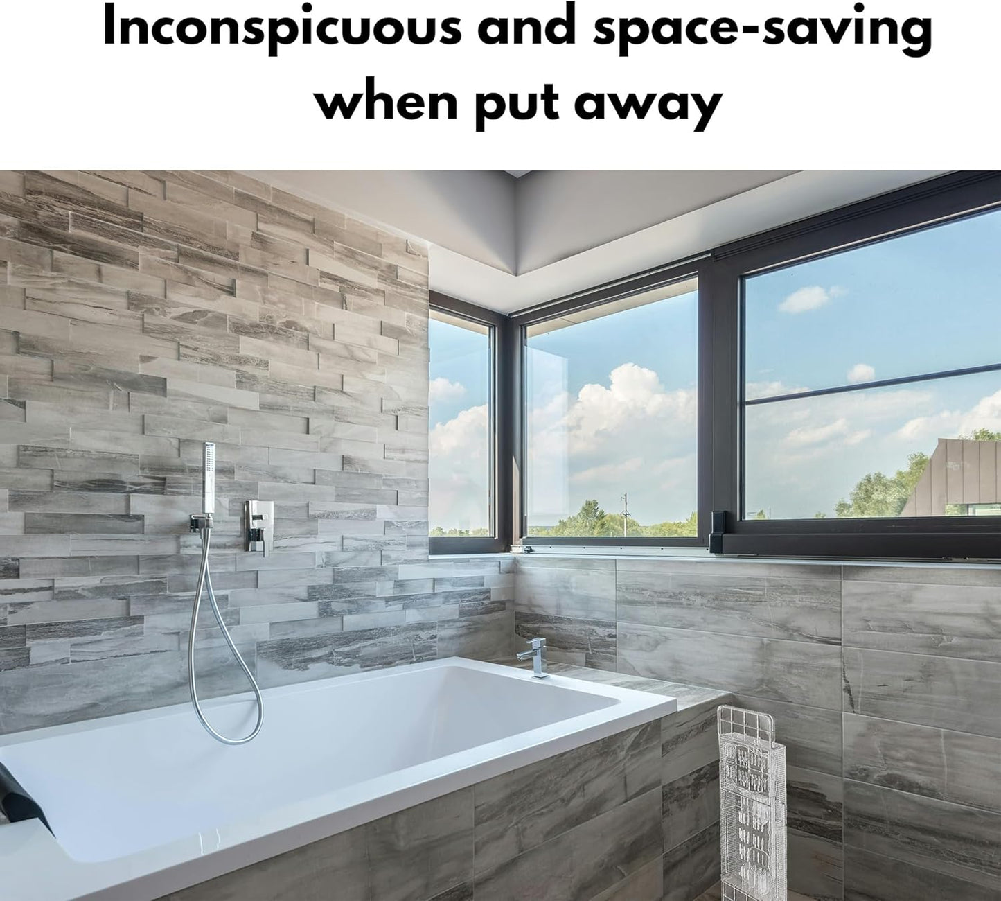 Adjustable Acrylic Bath Tray – Tub Organizer for Books, Devices & Drinks