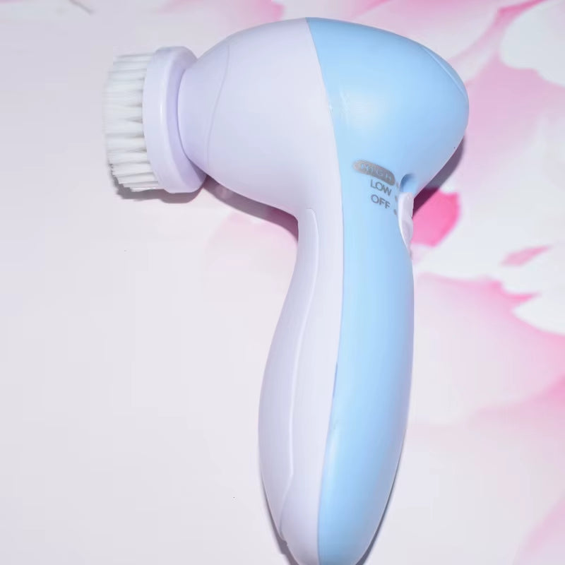 5-in-1 Facial Cleansing Brush – Deep Clean, Exfoliate, and Refresh Skin