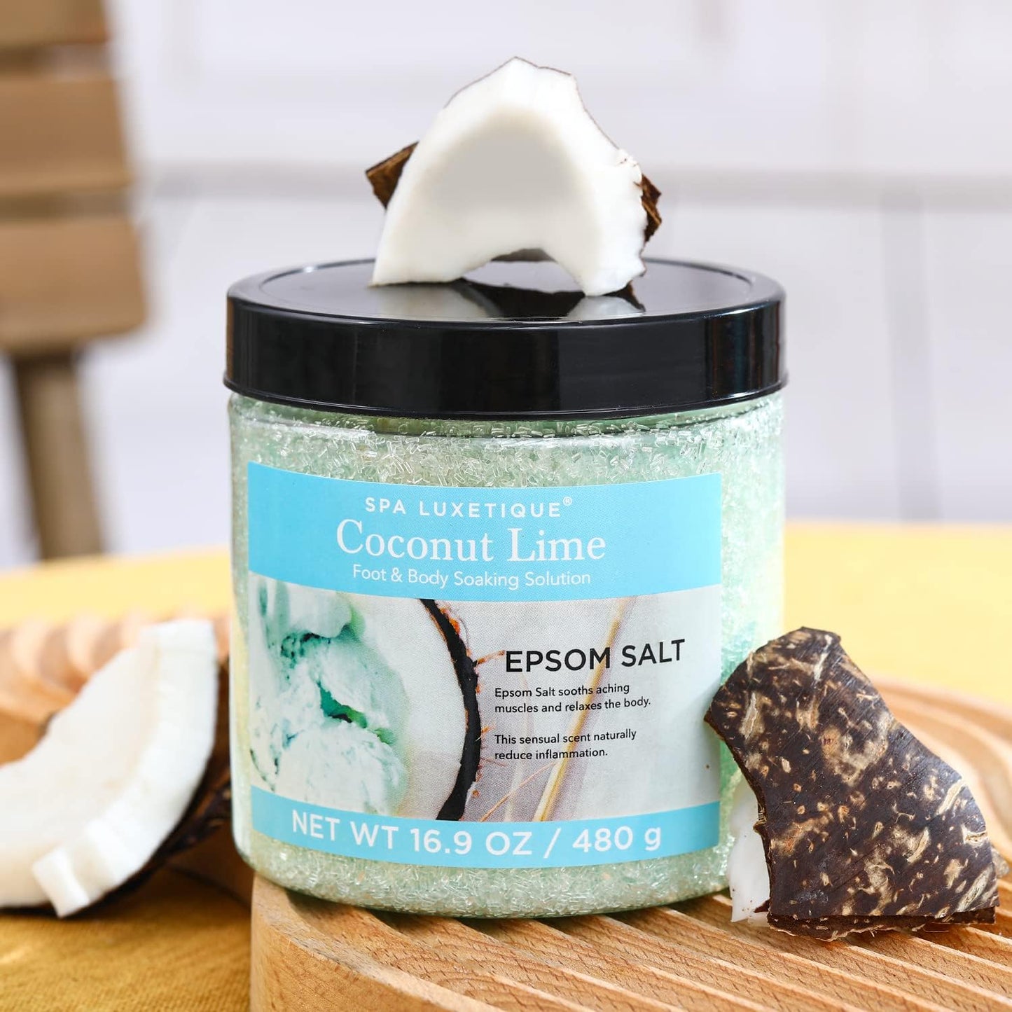Epsom Bath Salts – Relaxing Soak & Gift Set, 3.17 lbs.