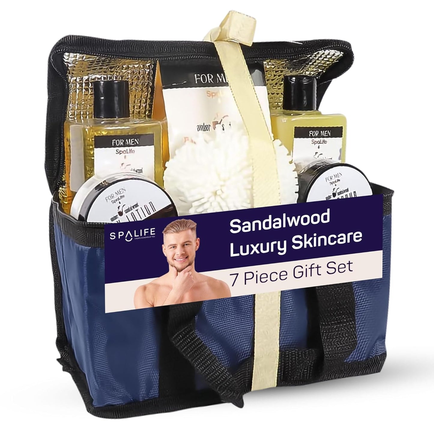 Luxury Sandalwood Spa Set – Complete Skincare Kit for Cleansing, Moisturizing & Rejuvenation