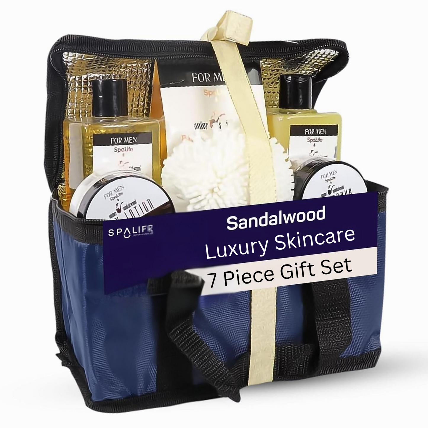 Luxury Sandalwood Spa Set – Complete Skincare Kit for Cleansing, Moisturizing & Rejuvenation