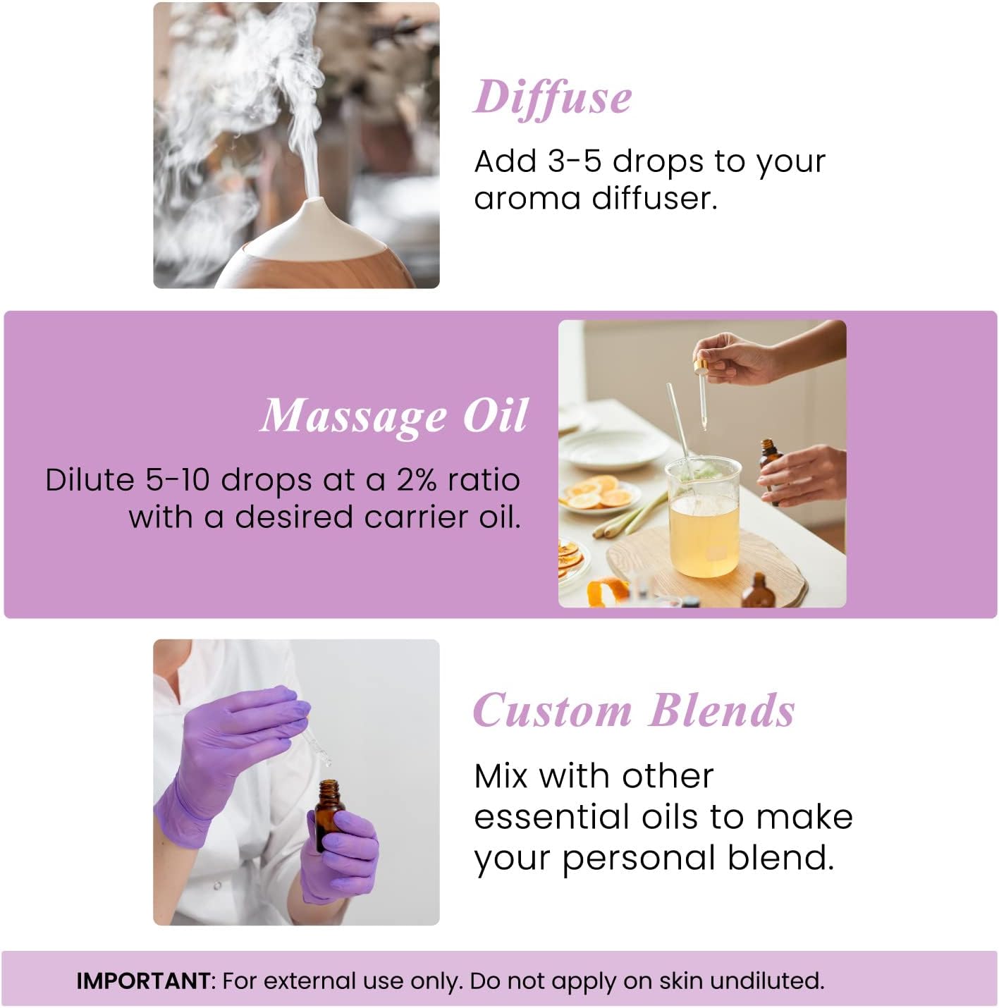 Essential Oil – 100% Pure & Natural – Large 4 oz Premium Grade for Diffusers, Aromatherapy, Massage, Candles & Soap Making