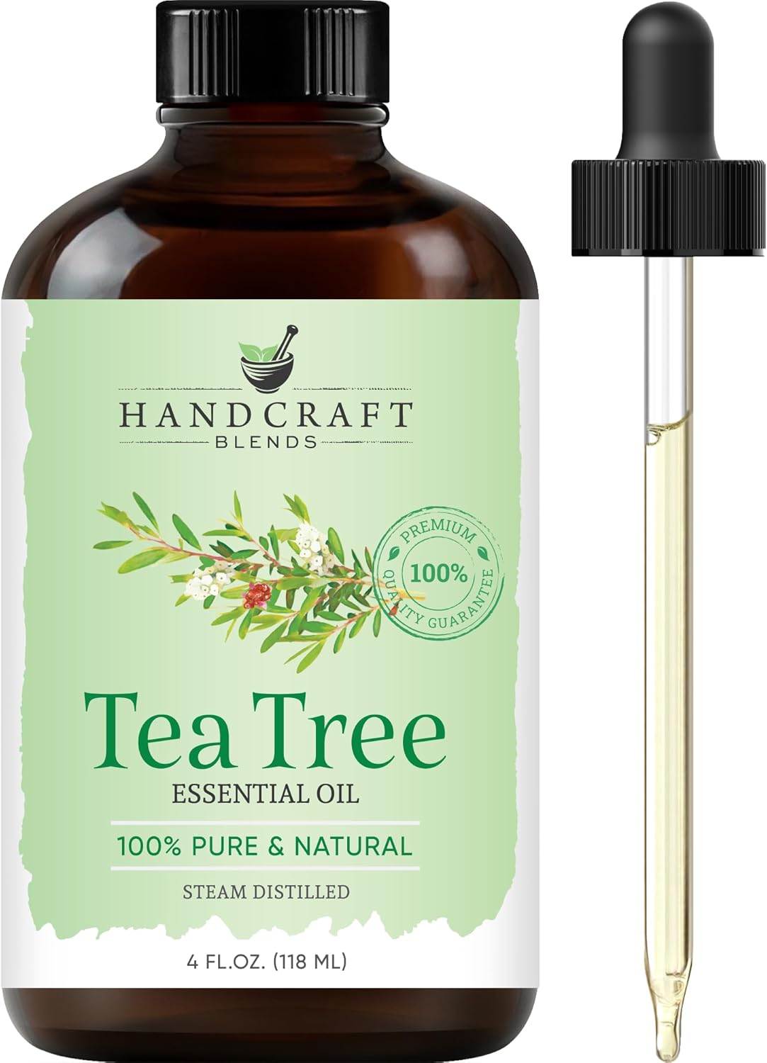 Essential Oil – 100% Pure & Natural – Large 4 oz Premium Grade for Diffusers, Aromatherapy, Massage, Candles & Soap Making