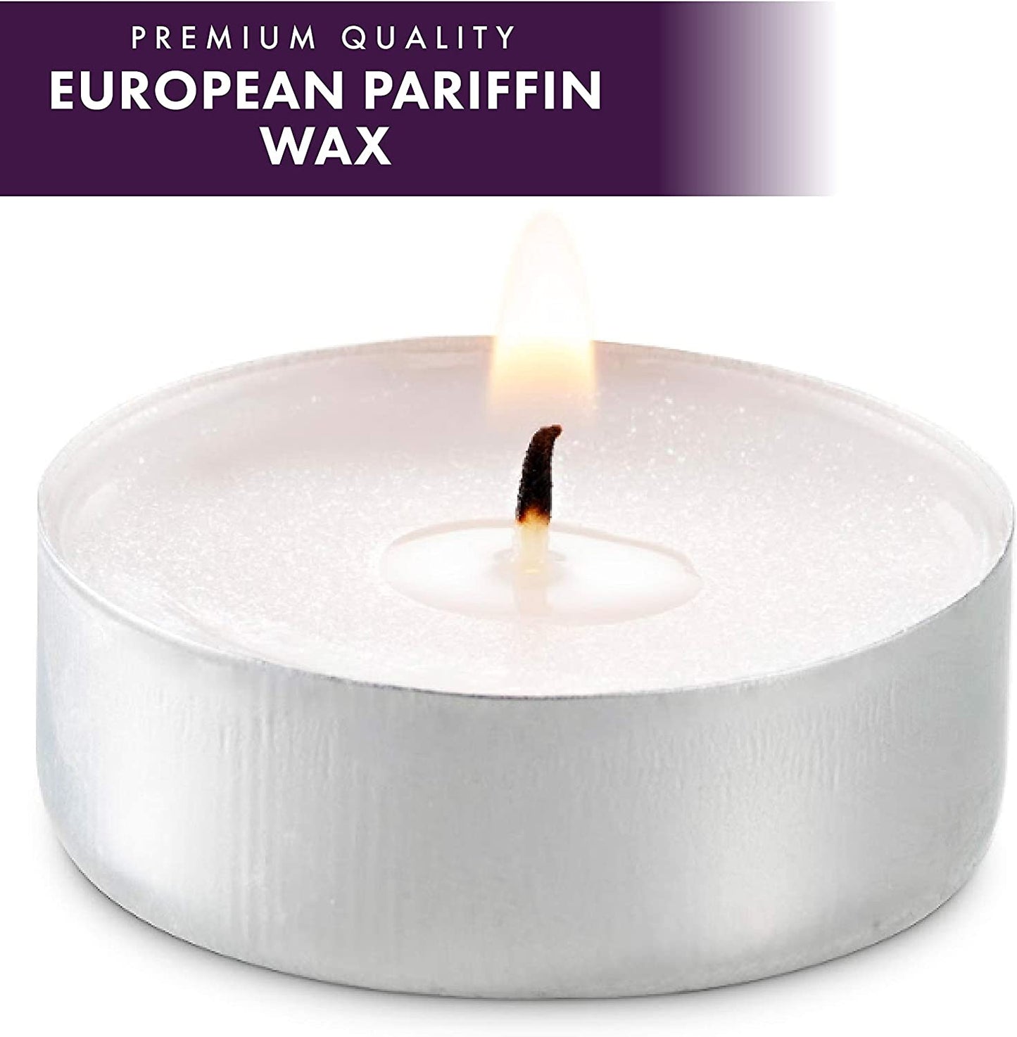 Bulk Unscented Tea Lights – Dripless, Smokeless Candles for Home or Events