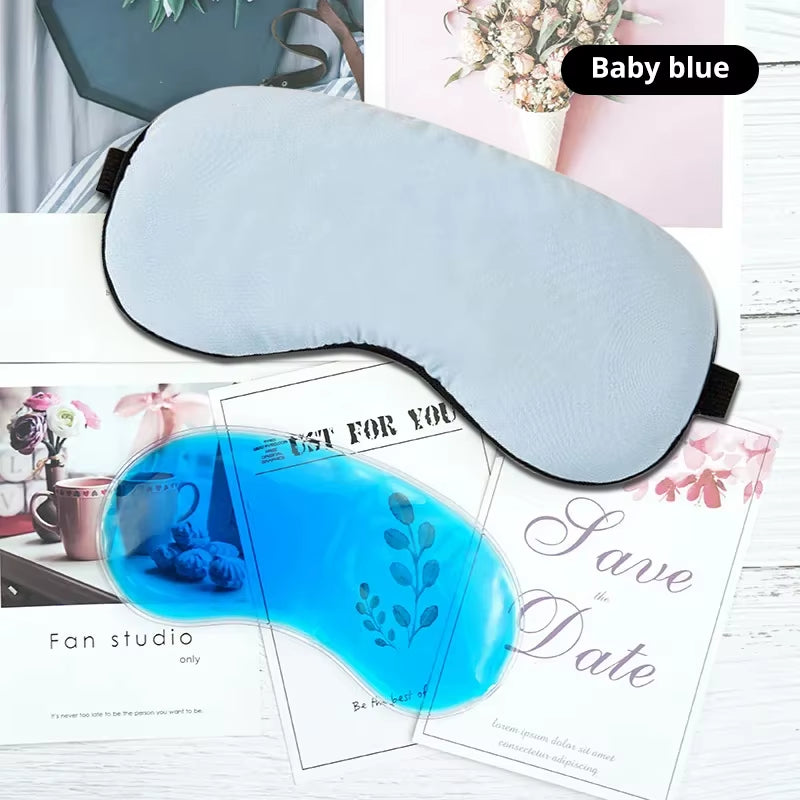 Light Blocking Eye Mask – Warm or Cool Gel for Relaxation and Sleep