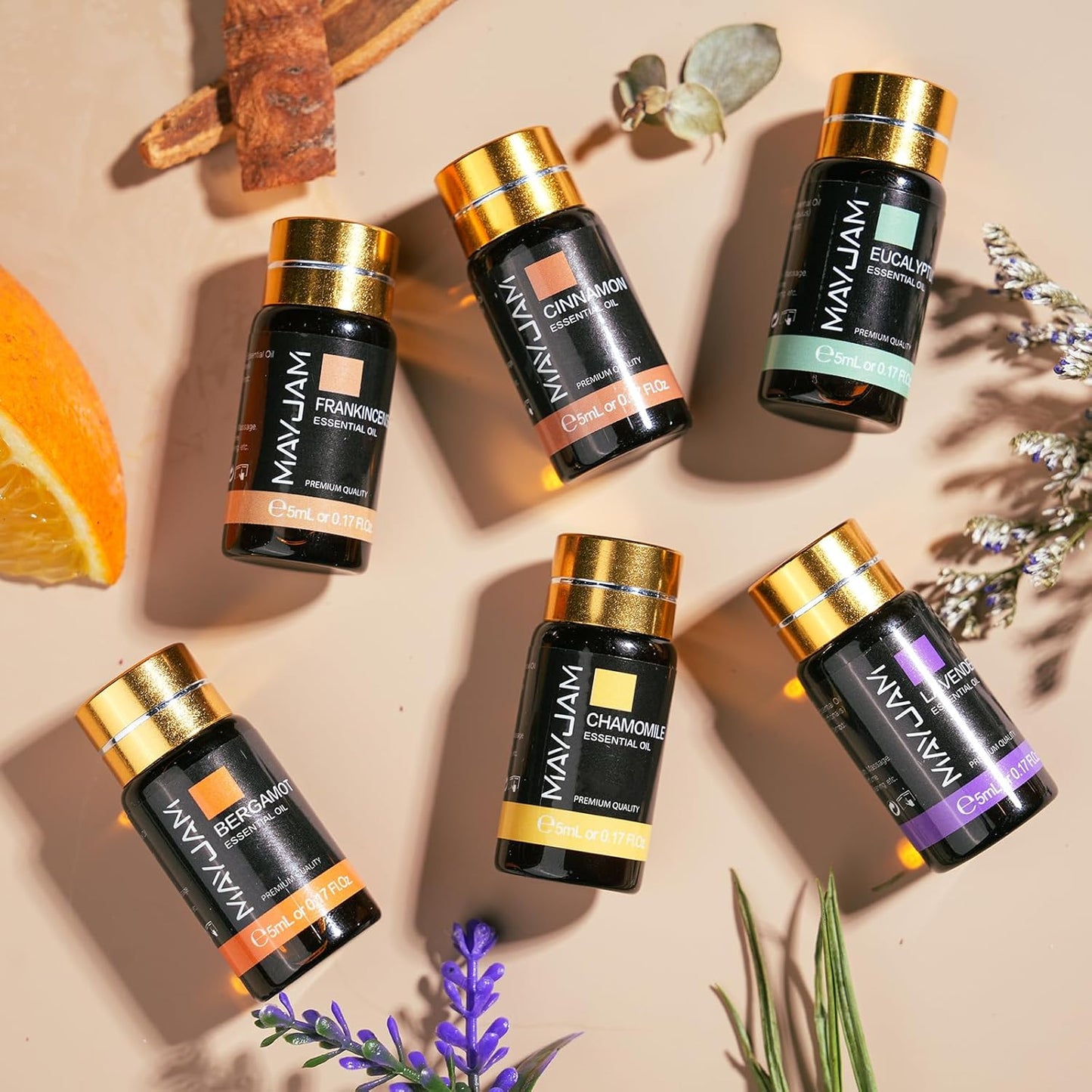 MAYJAM 20-Piece Essential Oil Set – 5ML Each