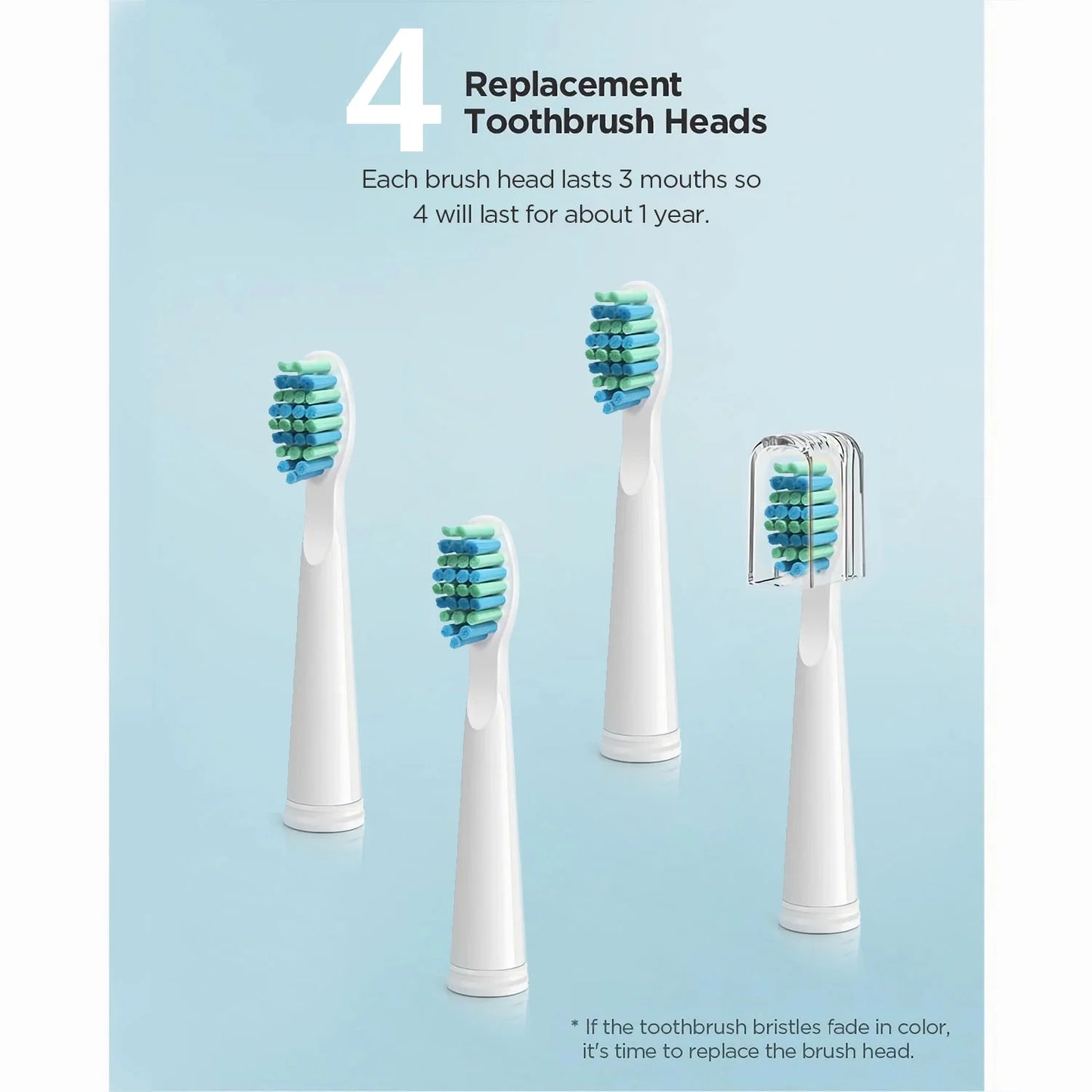 All-in-One Toothbrush & Flosser – Cordless 300ML Tank, 5 Modes, 4 Brush Heads