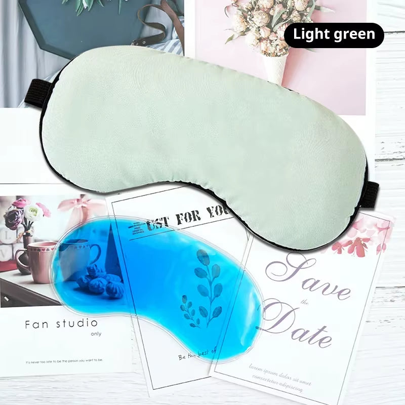 Light Blocking Eye Mask – Warm or Cool Gel for Relaxation and Sleep