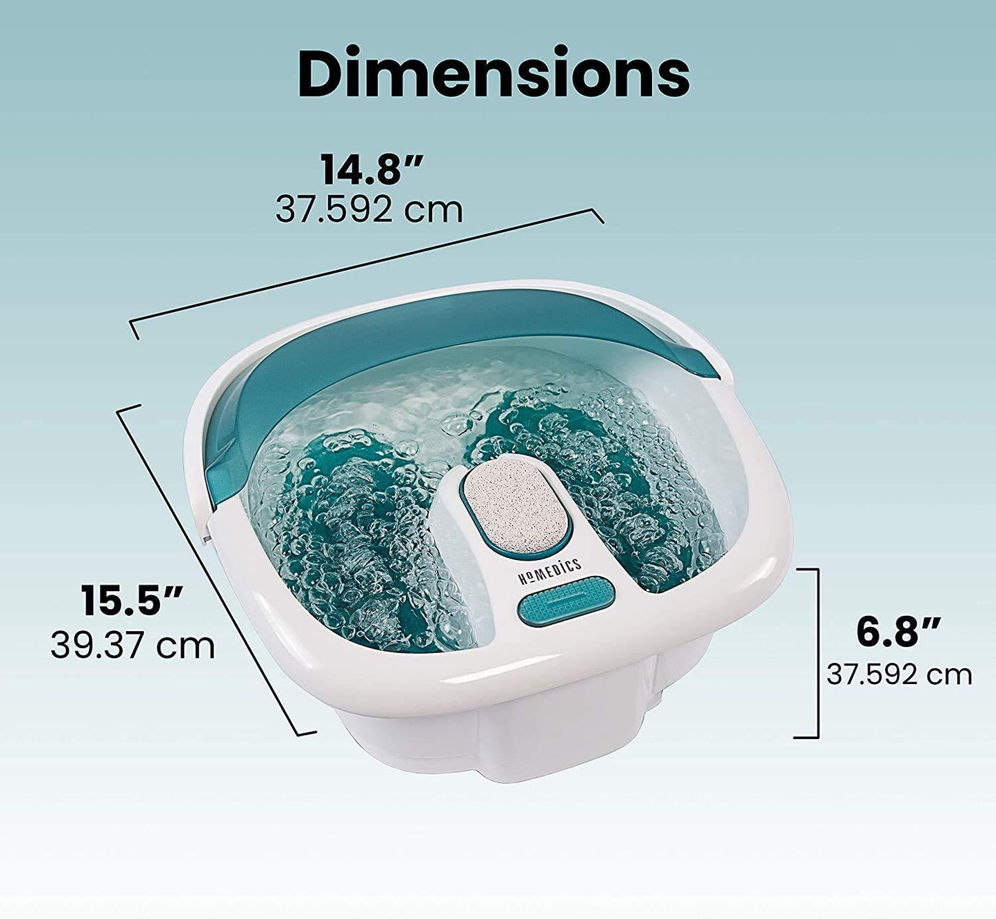 Foot Spa Bath – Heated Massage Jets with Pedicure and Relaxation