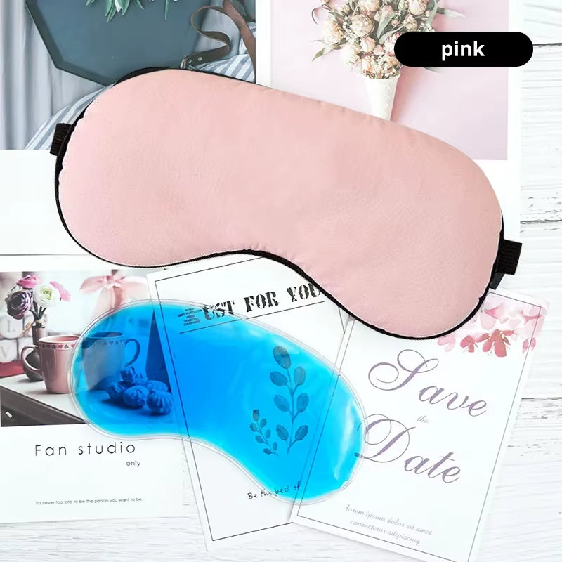 Light Blocking Eye Mask – Warm or Cool Gel for Relaxation and Sleep