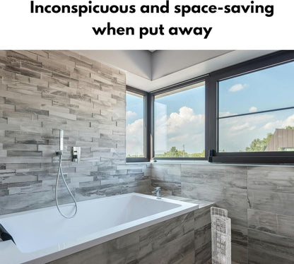 Adjustable Acrylic Bath Tray – Tub Organizer for Books, Devices & Drinks