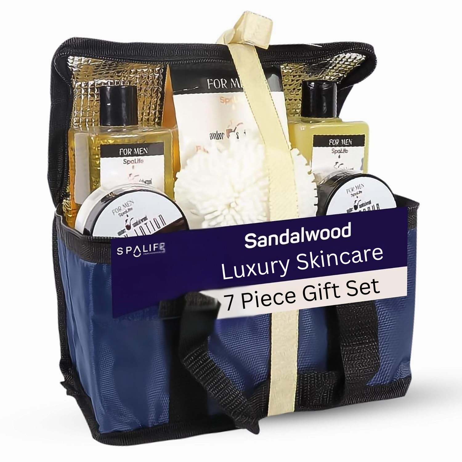 Luxury Sandalwood Spa Set – Complete Skincare Kit for Cleansing, Moisturizing & Rejuvenation