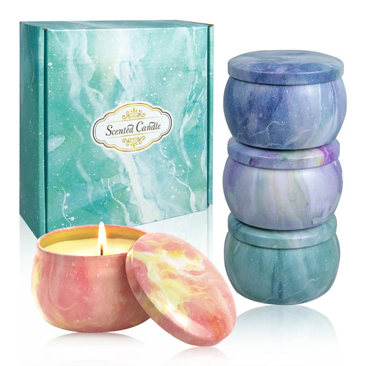 Soy Wax Scented Candle Gift Set – Long-Lasting Aromatherapy Candles (4.4 oz) for Relaxation & Special Occasions