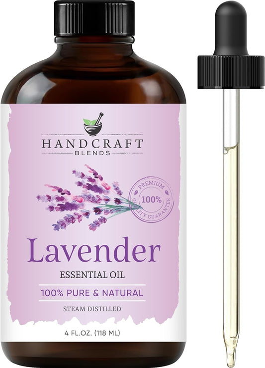 Essential Oil – 100% Pure & Natural – Large 4 oz Premium Grade for Diffusers, Aromatherapy, Massage, Candles & Soap Making