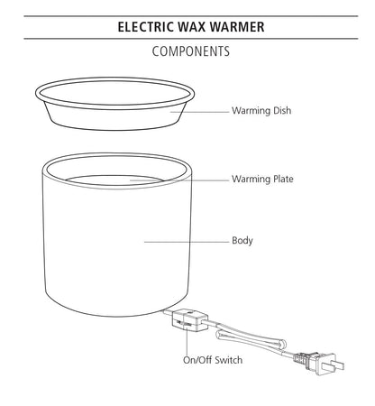 Full Size Iridescent Wax Melt Warmer – Elegant Home Fragrance