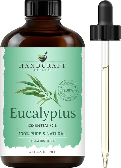 Essential Oil – 100% Pure & Natural – Large 4 oz Premium Grade for Diffusers, Aromatherapy, Massage, Candles & Soap Making