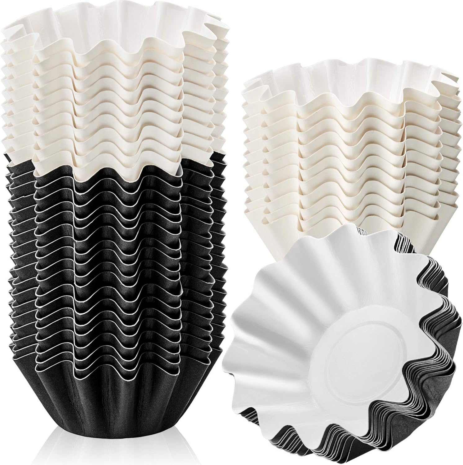 Reusable wax melt liners for mess-free melting of scented candles and wax tarts. Includes 25 cups.