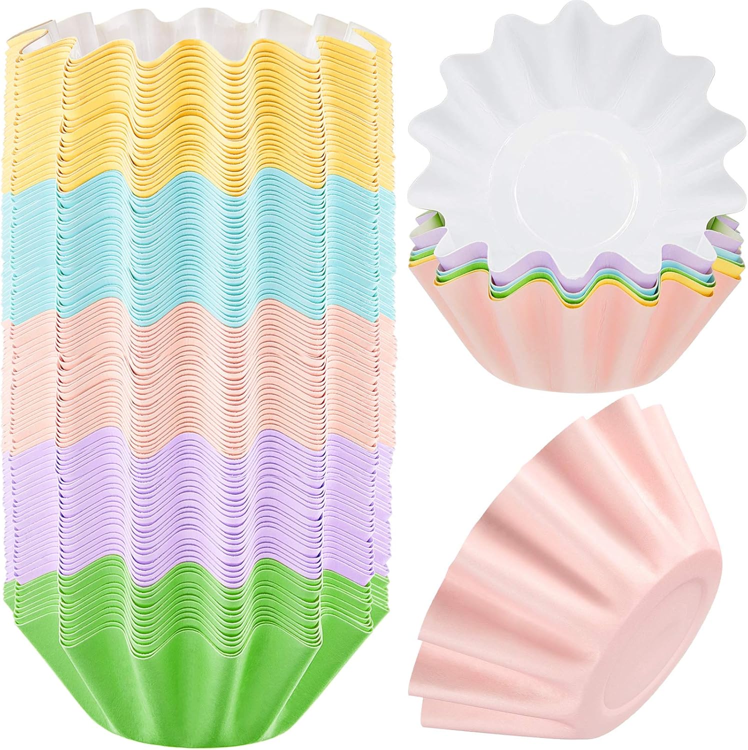Reusable wax melt liners for mess-free melting of scented candles and wax tarts. Includes 25 cups.