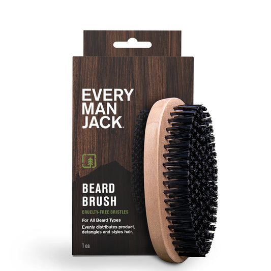 Vegan Bristle Beard Brush – Gentle, Cruelty-Free Grooming