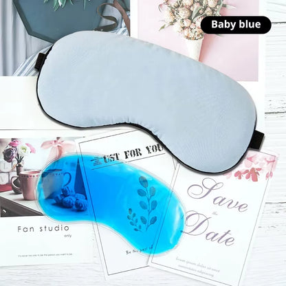 Light Blocking Eye Mask – Warm or Cool Gel for Relaxation and Sleep